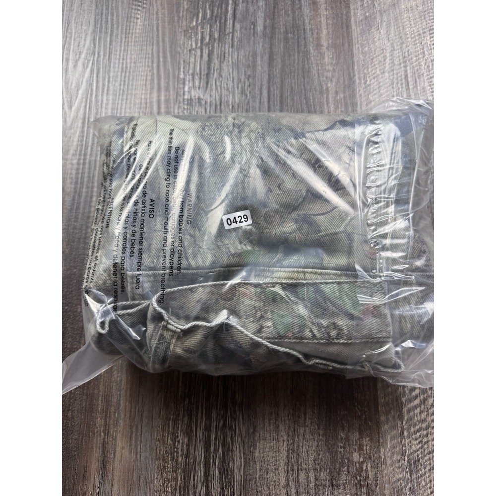 Mossy Oak Pants Mens 31x31 Double Knee Camo Denim Jeans Breakup Infinity Hunting - Picture 8 of 8